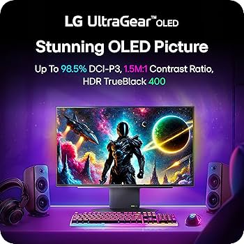 Amazon.com: LG 27GX790A-B 27-inch Ultragear OLED Gaming Monitor