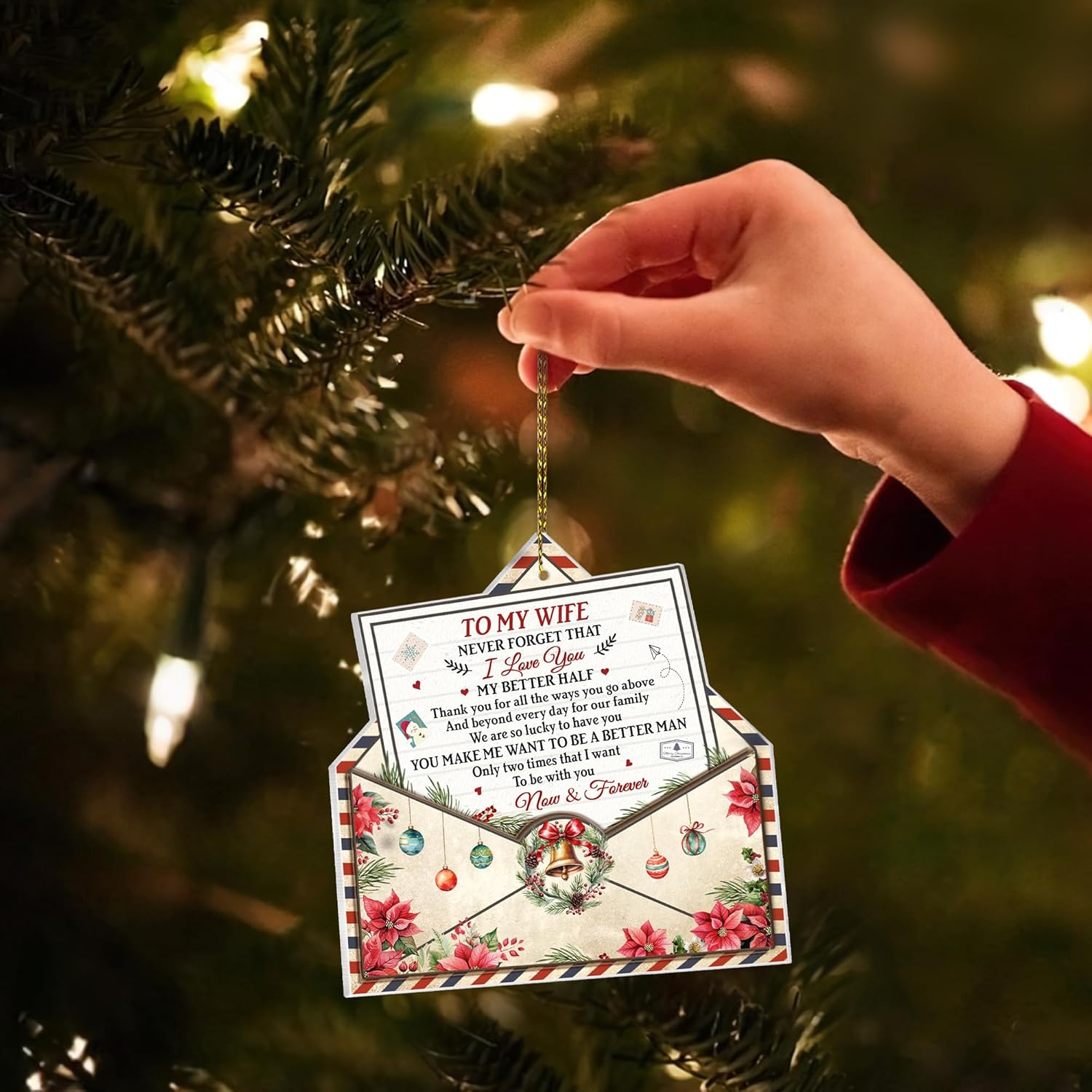 Hyturtle to My Wife Ornament 2025 – 5" Romantic Christmas Ornament for Wife – Cute Ornaments for Tree, Xmas Gifts for Wife from Husband – Best Holiday Keepsake, Unique Christmas 2025 Gift Ideas - Image 6