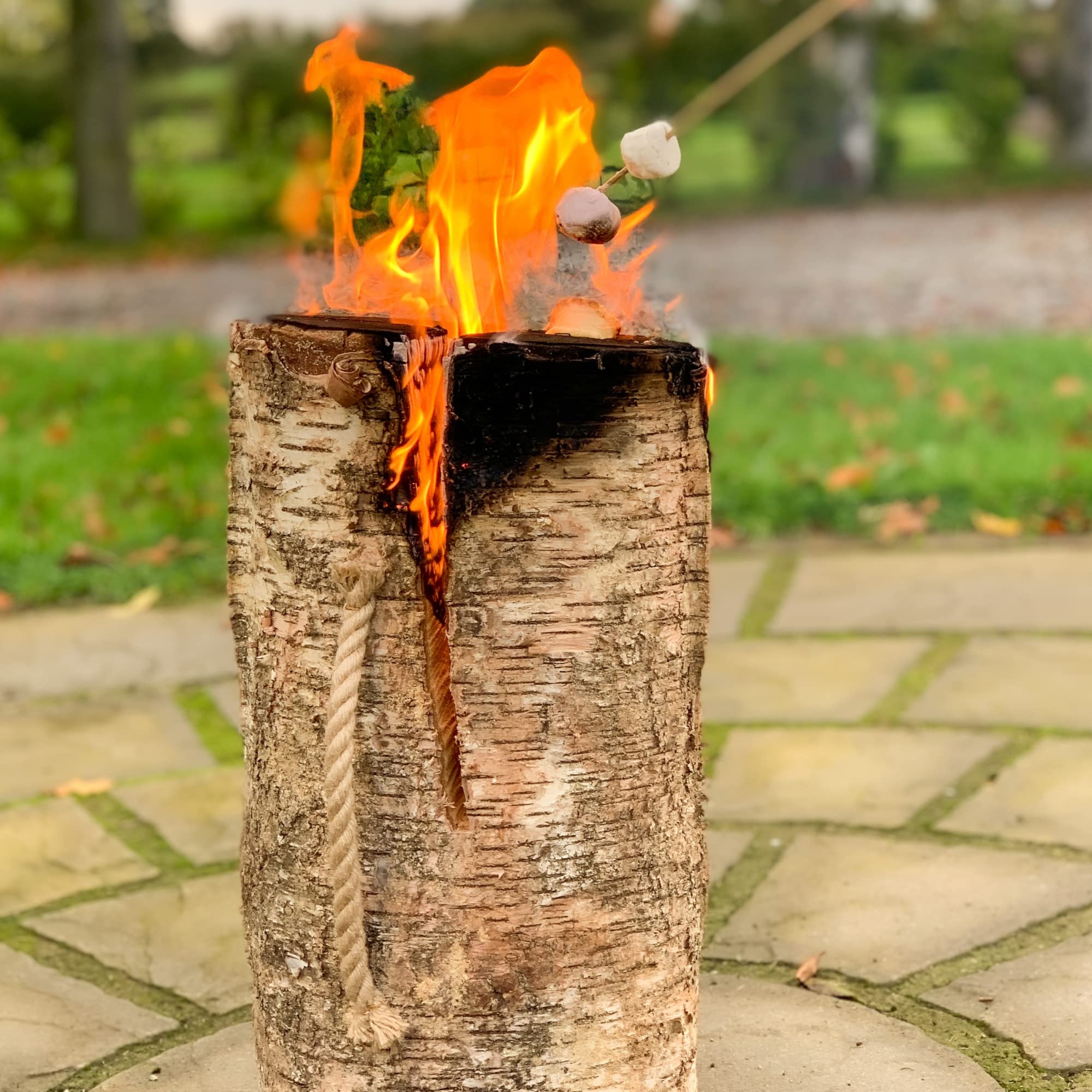 Ecoblaze 25cm Swedish Fire Torch - The Ultimate Swedish Candle Log