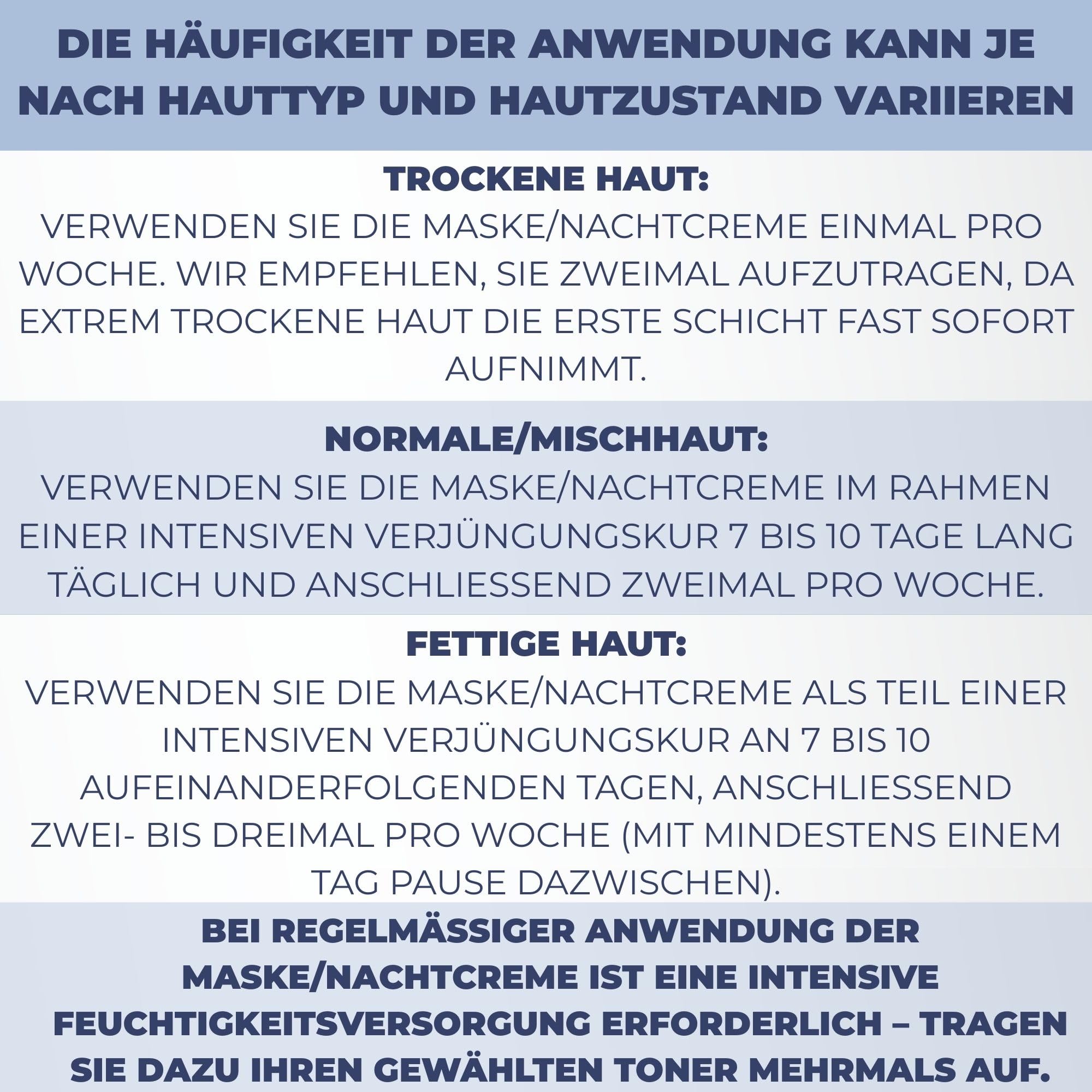 Afrodita Professional Overnight Gesichtsmaske & Nachtcreme 50 ml – Enzym Glow Maske für weichere glattere Haut, ebenmäßigeren Teint & weniger sichtbare Unregelmäßigkeiten