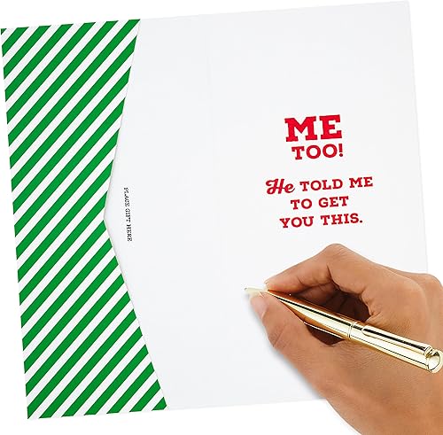 Miniatura 6 de Hallmark Paquete de tarjetas de regalo o dinero de Navidad, Buddy the Elf (6 tarjetas navideñas con sobres)