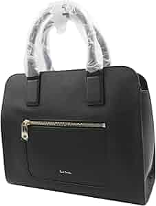 Amazon | [ポールスミス] 本革 ハンドバッグ ブラック