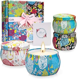 Best Scented Candles for Women, Aromatherapy Candle Set for Women on Xmas Festivals, Birthday, Party,4 Pack Reviews