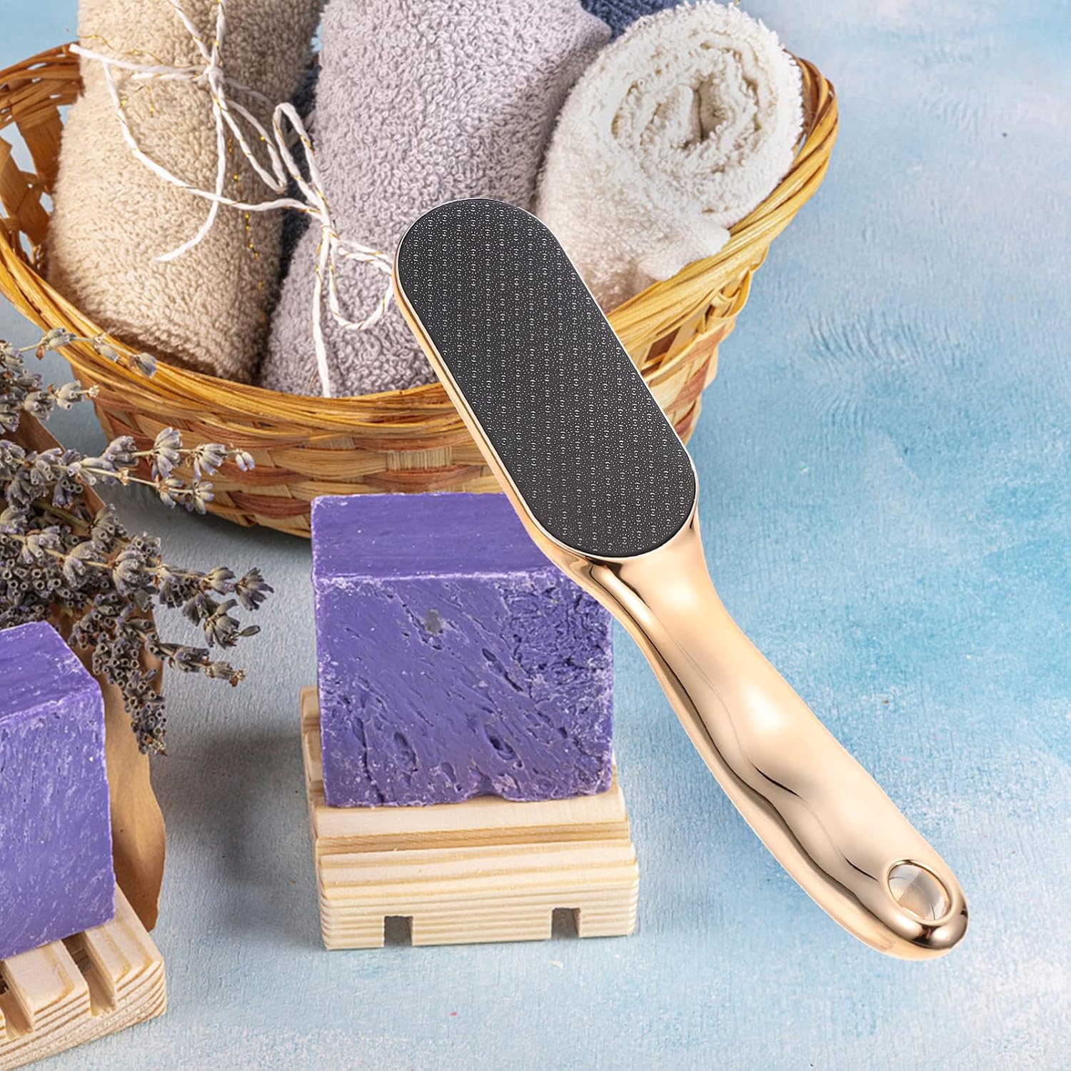 Foot Rubbing Board Pedicure Exfoliating File Foot Remover Handheld Pedicure Scrubber Foot Dead Skin Remover Foot Dead Skin File Foot Pedicure Tool Feet Dead Skin Remover