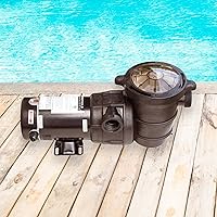 Vista 62 de SWIMLINE HYDROTOOLS Above-Ground Pool Motor Pump, Hydro-Flo 0.3 HP w/ 1980 GPH, Vertical