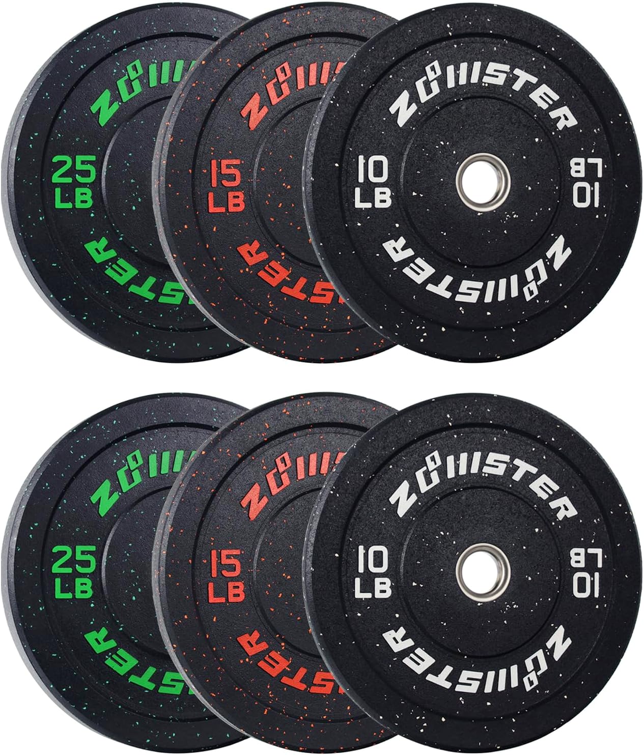Bumper Plate Olympic Weight Plate High Bounce Bumper Weight Plate with Steel Insert Strength Training Weight Lifting Plate