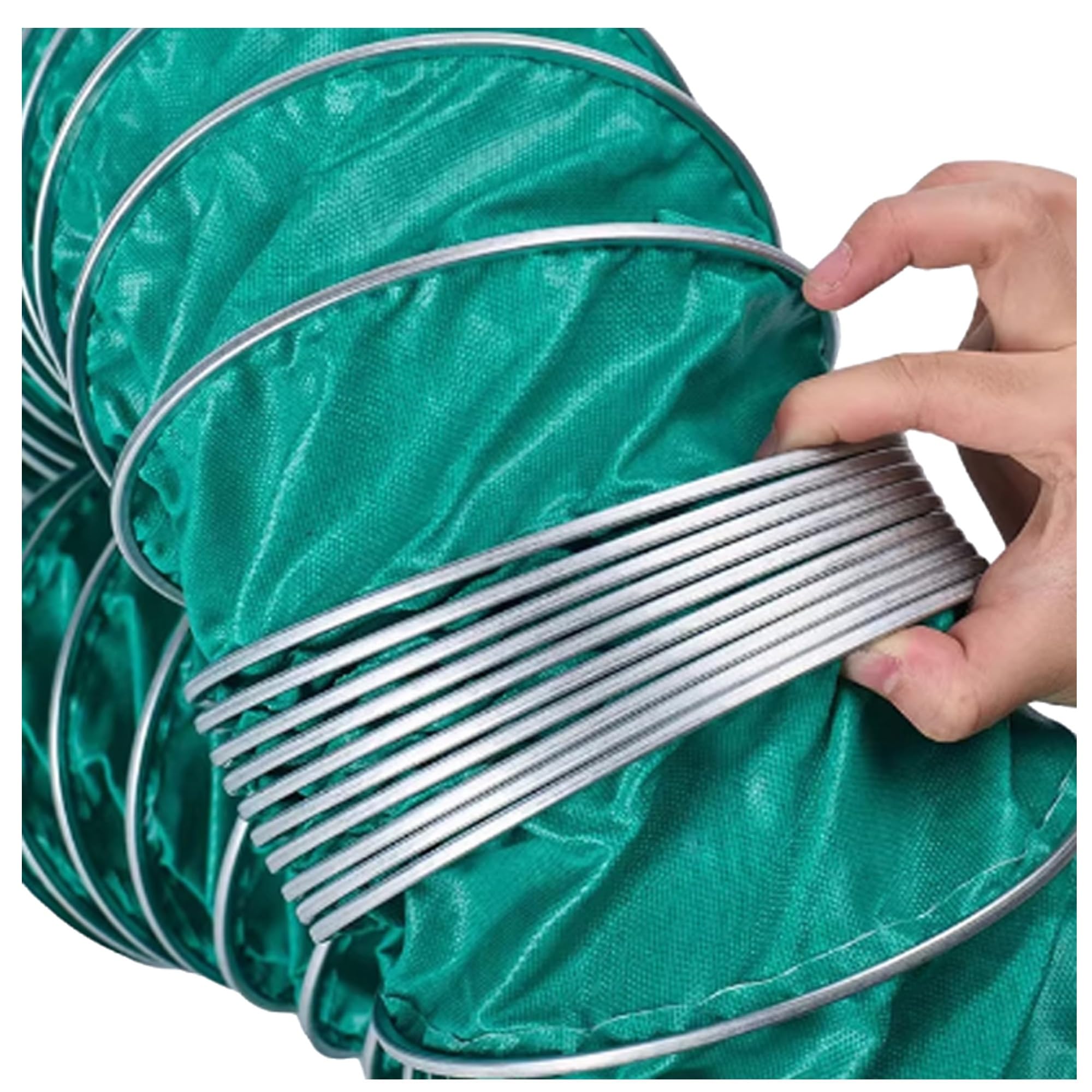 SDCFFC 32.8ft Ducting Hose Flexible Duct Hosing,Wear-Resistant & Tear-Proof Venting Hose, Fire-Resistant,for HVAC, Greenhouse