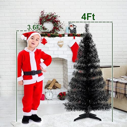 Miniatura 2 de TURNMEON 4 Ft 80 LED Valentines Day Tree Decoration with Timer 8 Modes DIY Warm Lights 20 Ball Ornaments USB Powered Pencil Artificial Valentines