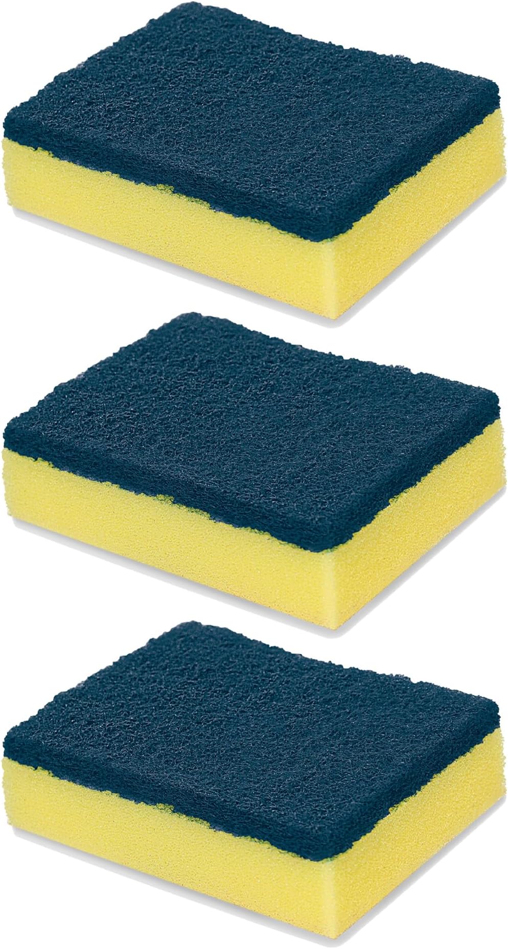 Plastic Antibacteria Power Scrub, Pack of 3, Blue