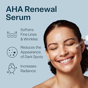 QRxLabs 15% Glycolic Acid Renewal Serum Exfoliating AHA Serum for Smoother-Looking Skin Helps Improve the Look of Uneven Tone & Texture Helps Improve Brightness and Glow 1 Fl Oz