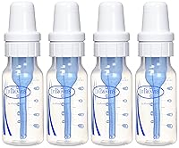 Vista 8 de Biberón Dr. Brown's Original, 4 oz, Paquete de 4, Marrón