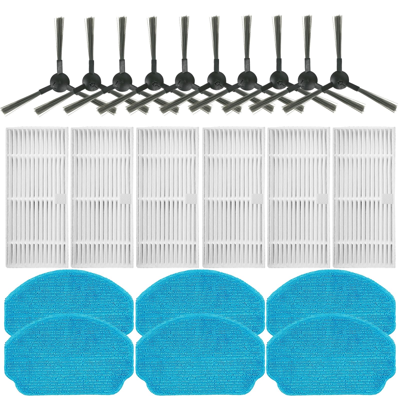 Accessori for Cecotec for Conga 2090 Spazzola Principale heap Filtro boccola Laterale Robotic Vacuum Cleaner Parts Lodevole (Color : Show as Photo