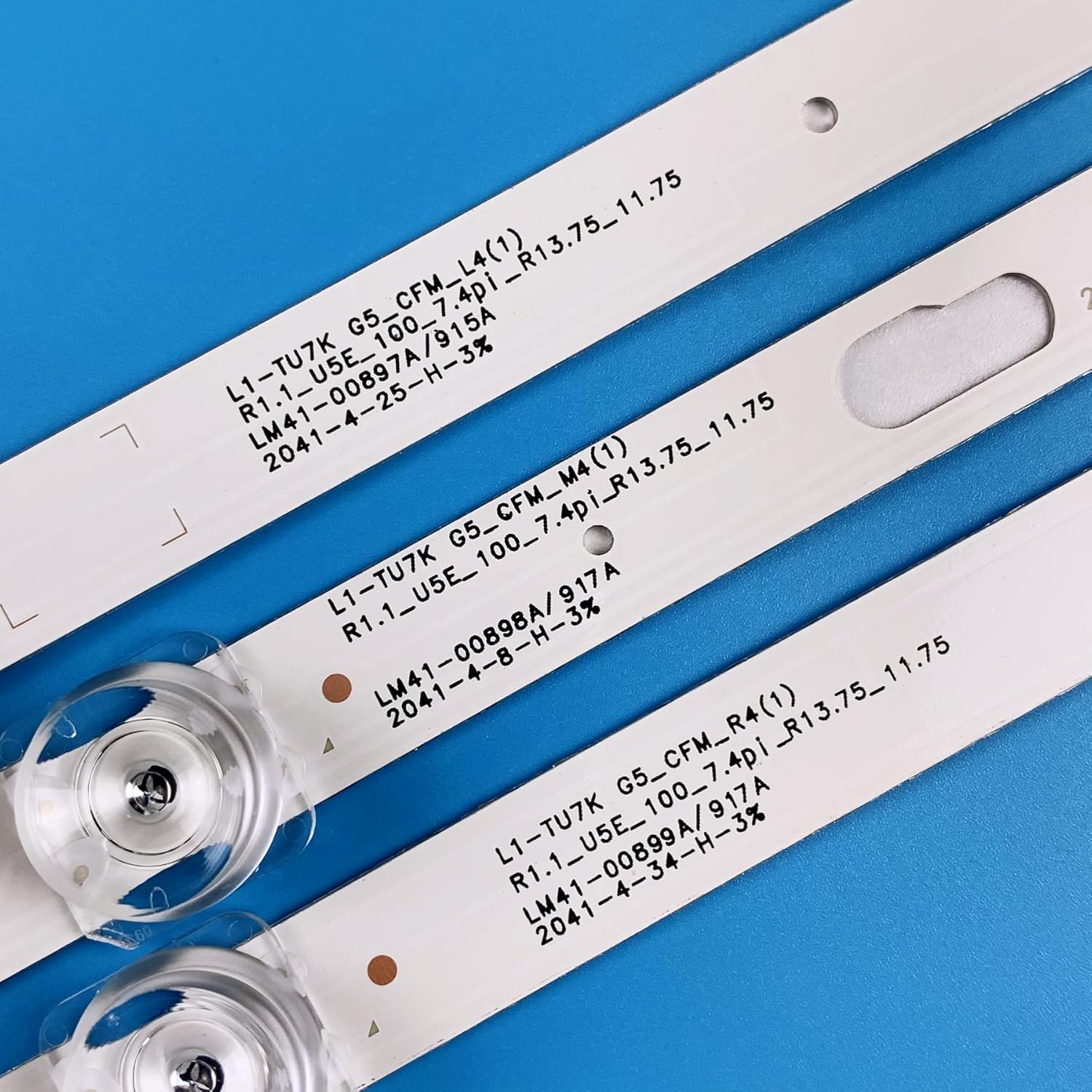 PANMILED 18 Pieces LED Backlight Strips for Samsung 75'' TV UN75TU7000FXZA UN75TU8000FXZA UN75TU700DFXZA LM41-00897A