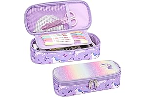 Bagseri Pencil Case Unicorn, Multi-Purpose Pencil Box with Compartments Perfect for Kids and Teenagers!