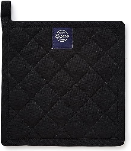 Miniatura 10 de Encasa XO Agarraderas de microondas para horno de 8 pulgadas (juego de 2 piezas) para cocina, cocinar y hornear, resistentes al calor, gruesas y