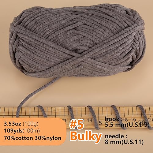 Miniatura 10 de 1 hilo para ganchillo, hilo suave para ganchillo, hilo de ganchillo para suéter, sombrero, calcetines, mantas de bebé (verde repollo sin gancho)