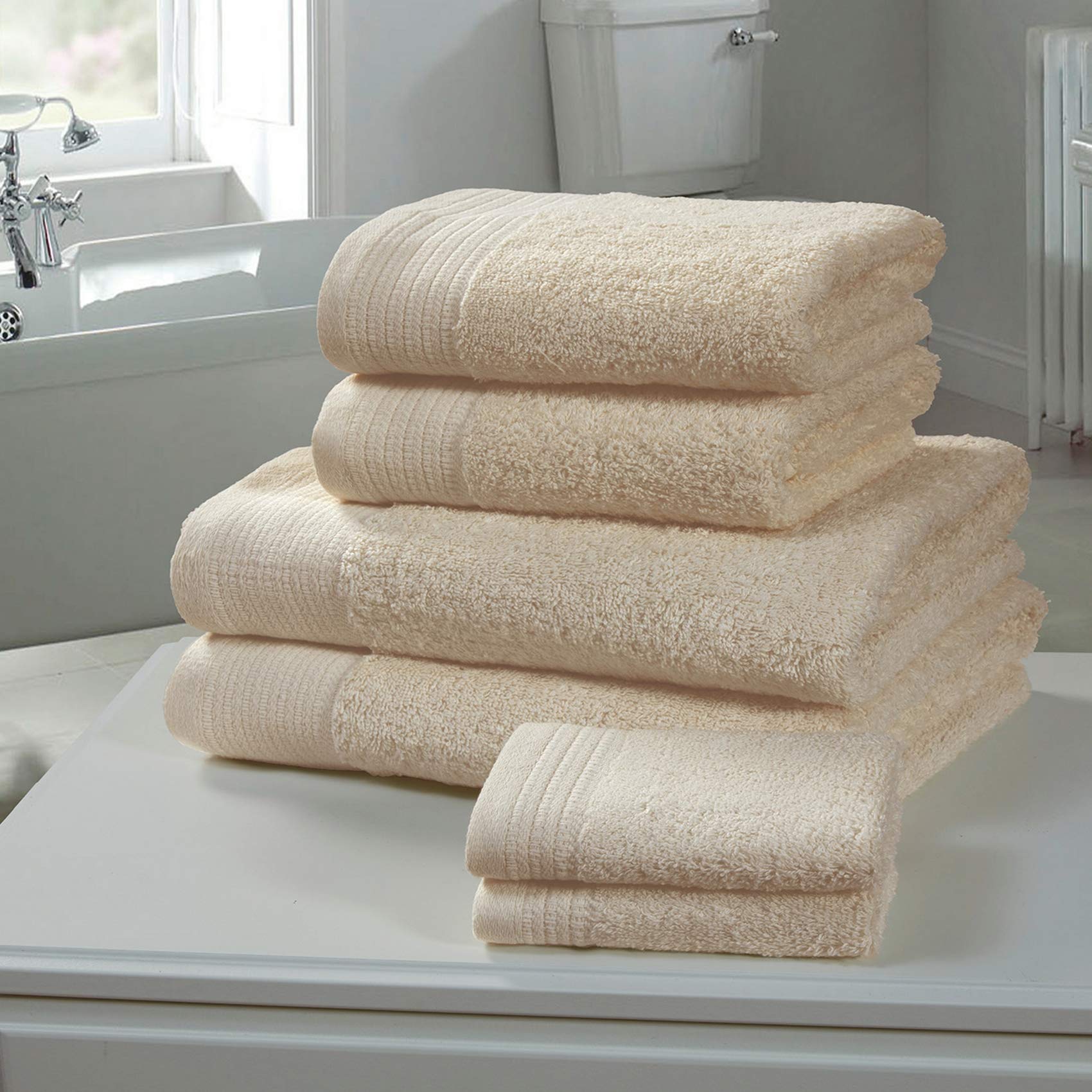 ARR ARR Egyptian Cotton Bath Sheet Bale Biscuit 6 Piece 600gsm