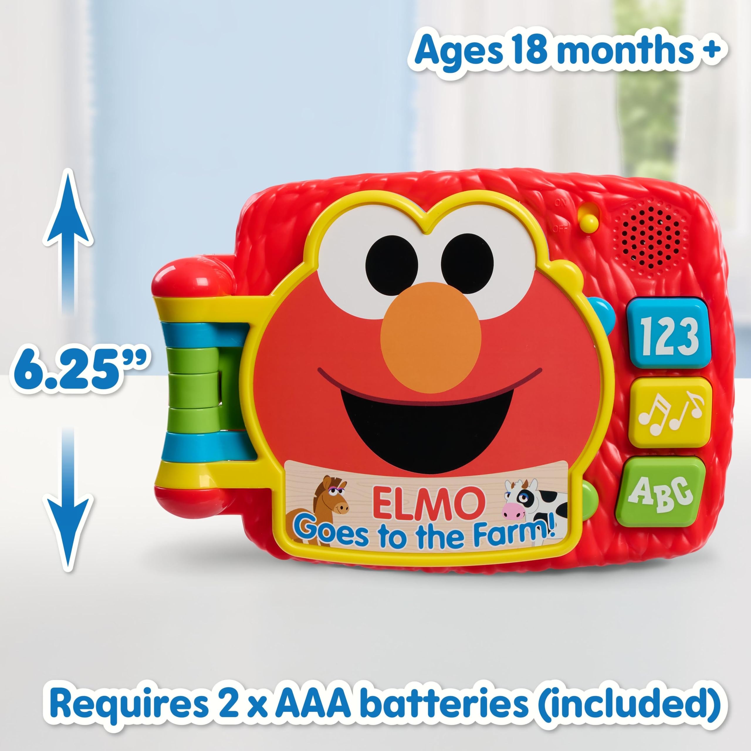 Amazon.com: Sesame Street Elmoâ€™s Lots to Learn 6.25 Inch Book