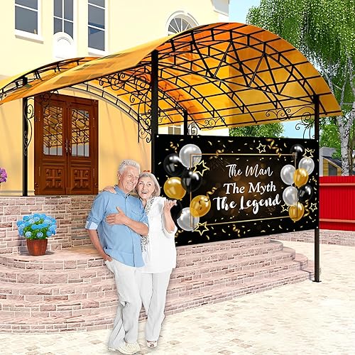 Miniatura 5 de Labakita Cartel de cumpleaños de The Man The Myth The Legend, cartel de cumpleaños para hombres, papá, padre, marido, letrero de feliz cumpleaños