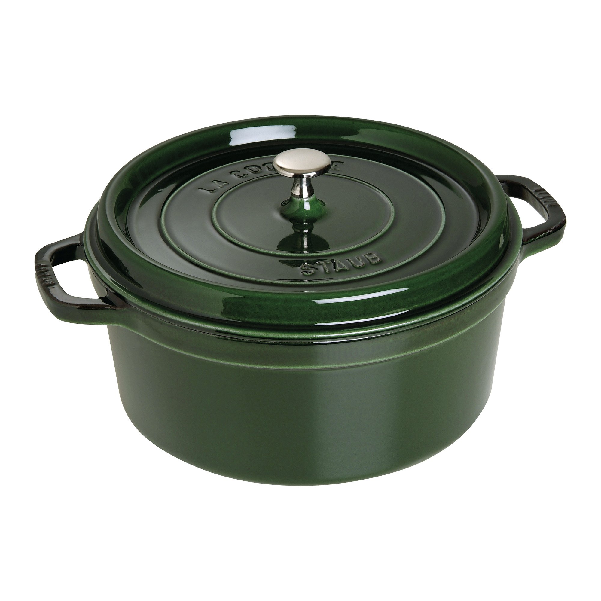 新品STAUB 2点 40509-474 & 40509-702 Amazon.com: Staub Cast Iron 7-qt Round Cocotte - Basil, Made in