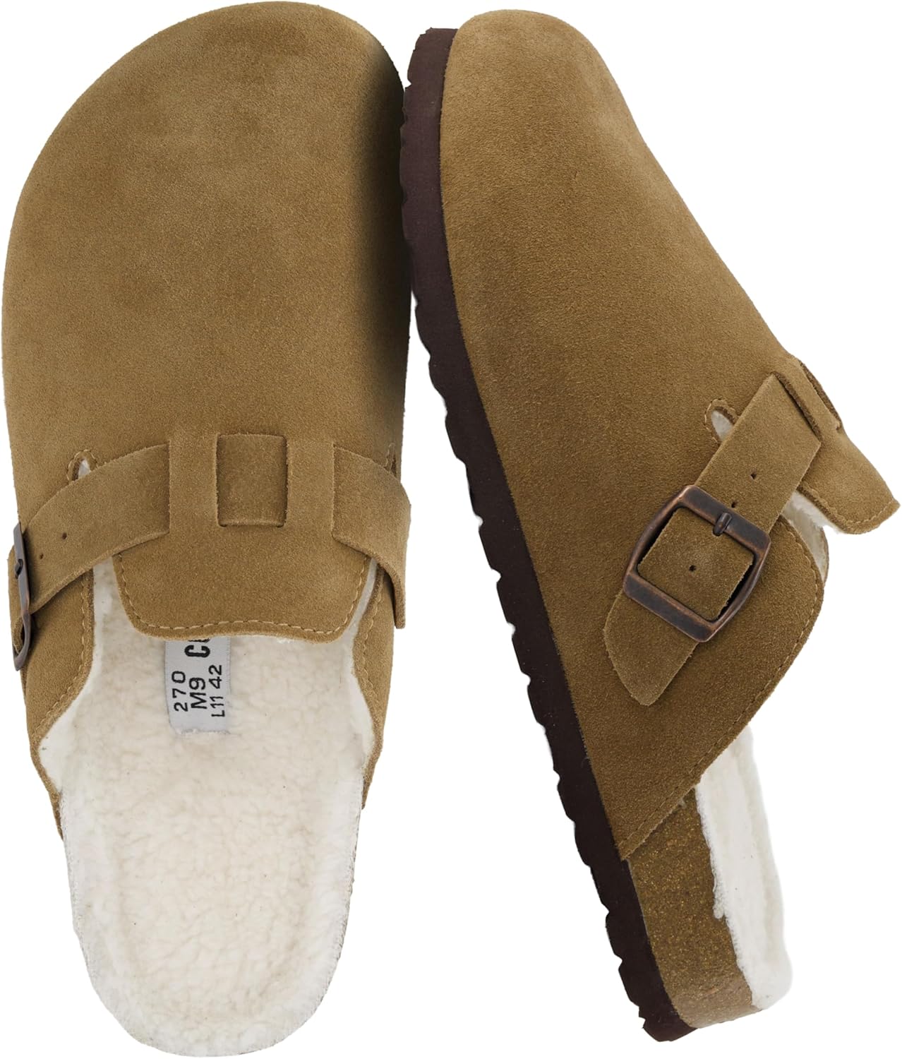 CUSHIONAIRE Mens Clogs - Soft Footbed Comfort
