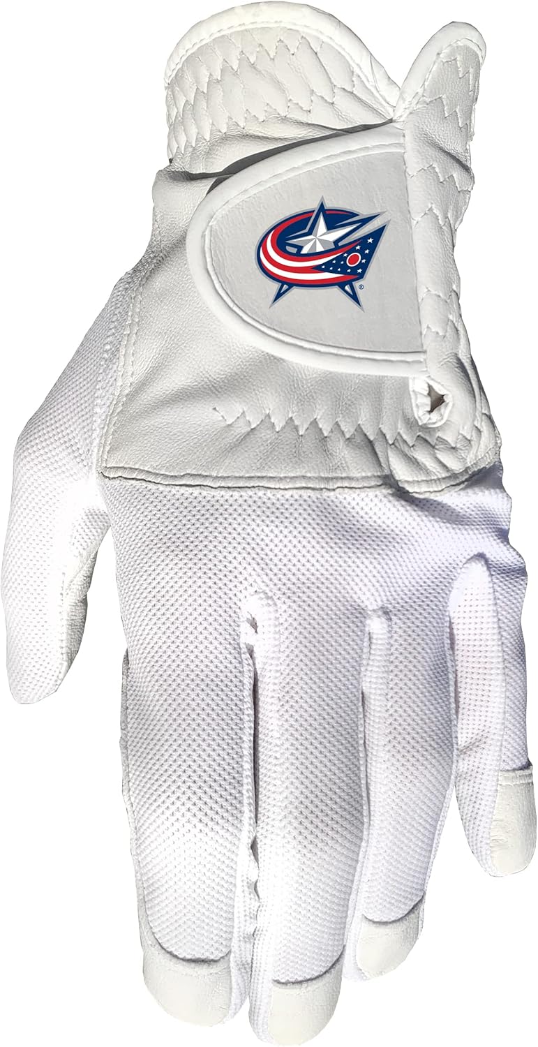 Team Golf NHL Columbus Blue Jack Cool Mesh with Cabretta Leather - One Size - Mens Left Team Golf NHL Cool Mesh with Cabretta Leather - One Size - Mens Left