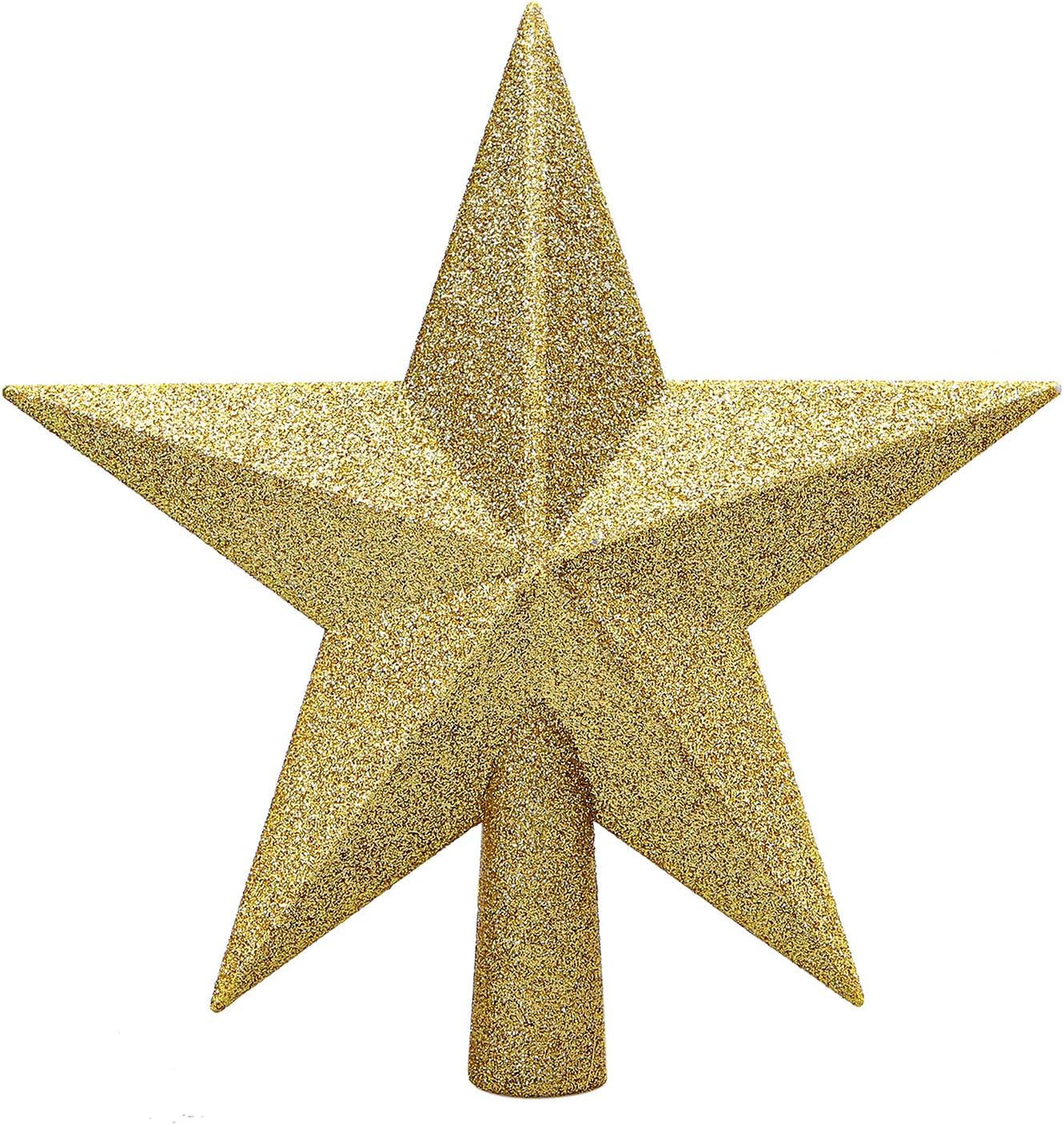 Buy Christmas Tree Topper,Glitter Tree Top Star Christmas Party