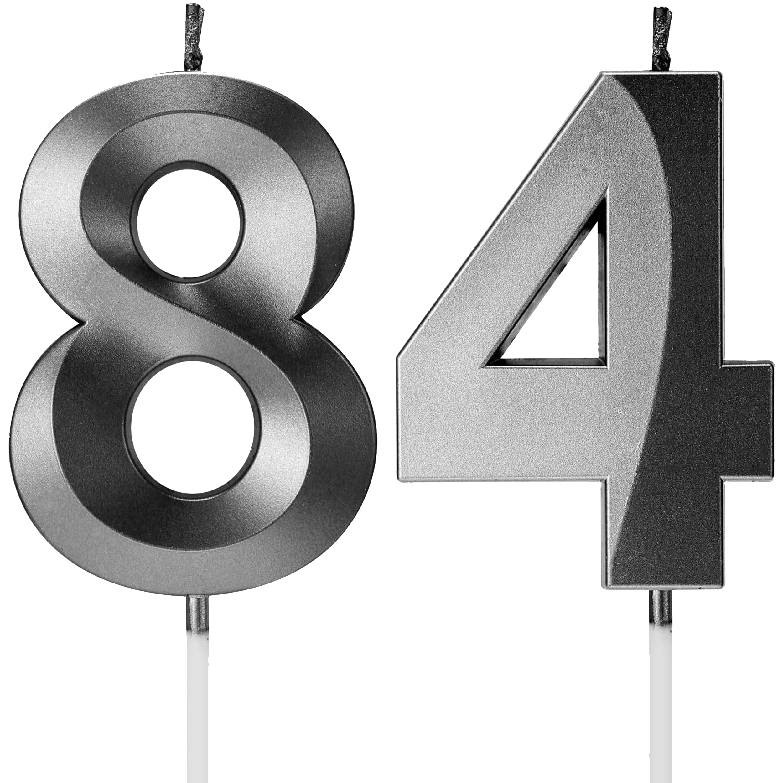 Birthday Candles Number Candles Age Year for Cakes Happy Birthday 3D Designed Wedding Anniversary Party Cake Topper Decorations