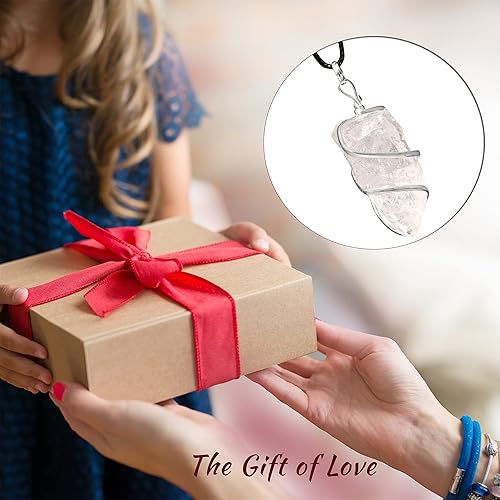 Miniatura 5 de Joyería de cristal crudo chakras reiki piedras preciosas curativas de prosperidad piedra de cuarzo generador de energía regalos de piedras preciosas