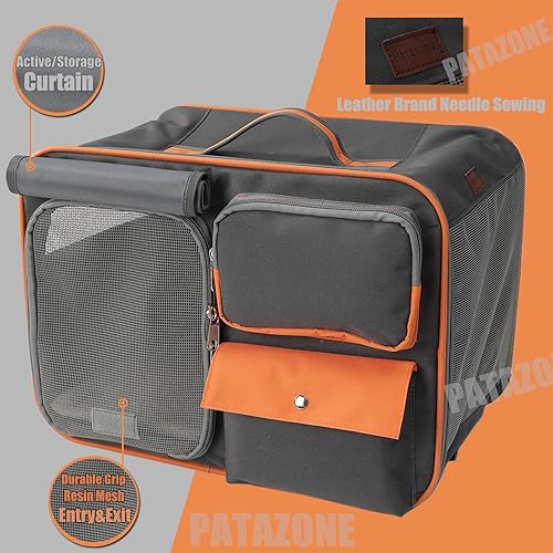 Miniatura 2 de Mochila para gatos para perros pequeños, cachorros, bolsa de malla transpirable, para gatitoscachorrosconejos, viajes, senderismo, exteriores,