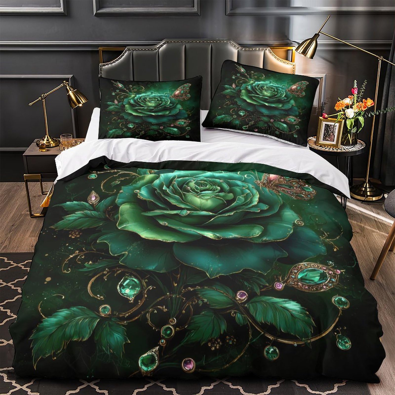 Housse de couette microfibre hypoallergénique et résistante 3D