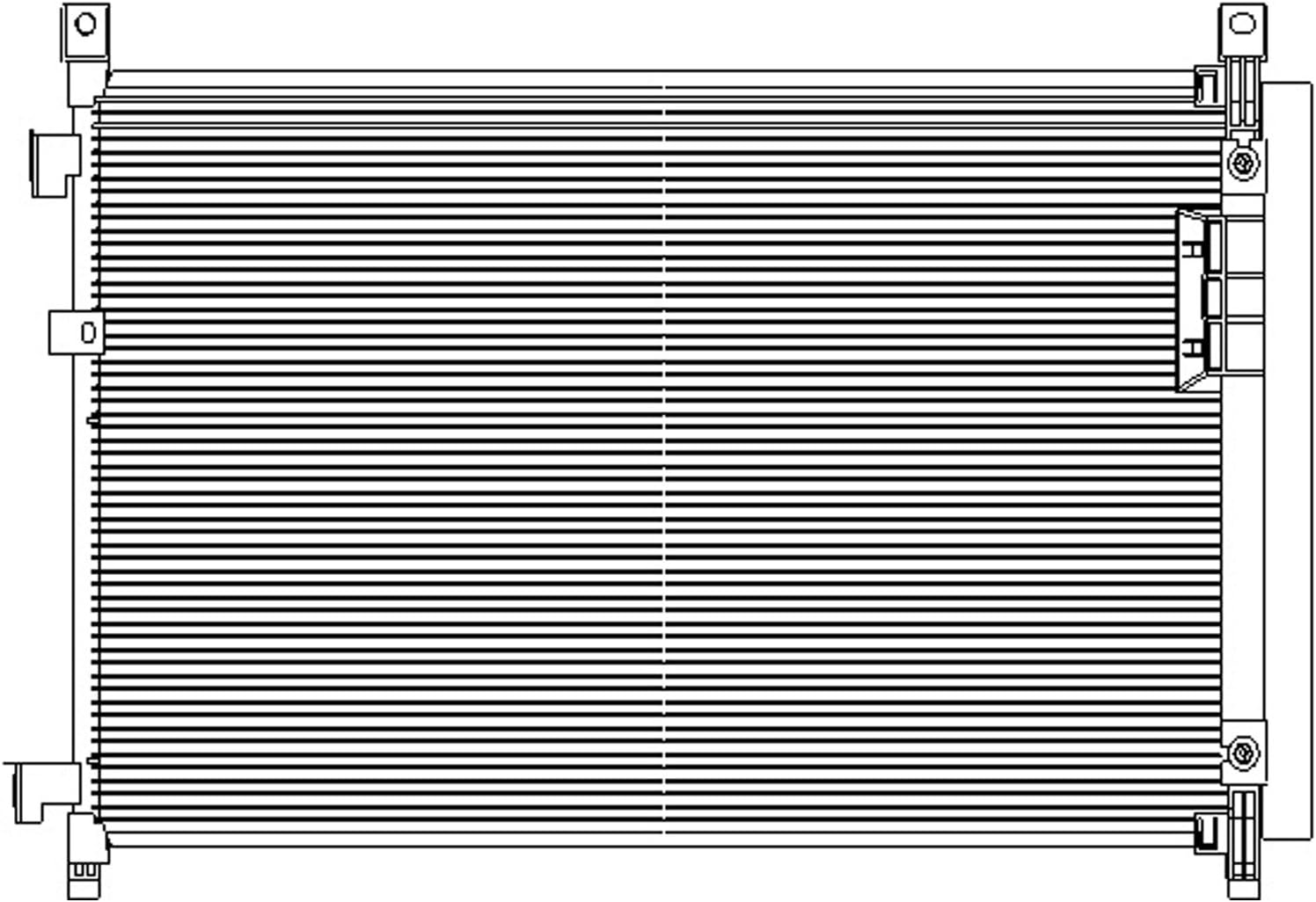 OE Replacement A/C Condenser NISSAN ROGUE Automotive