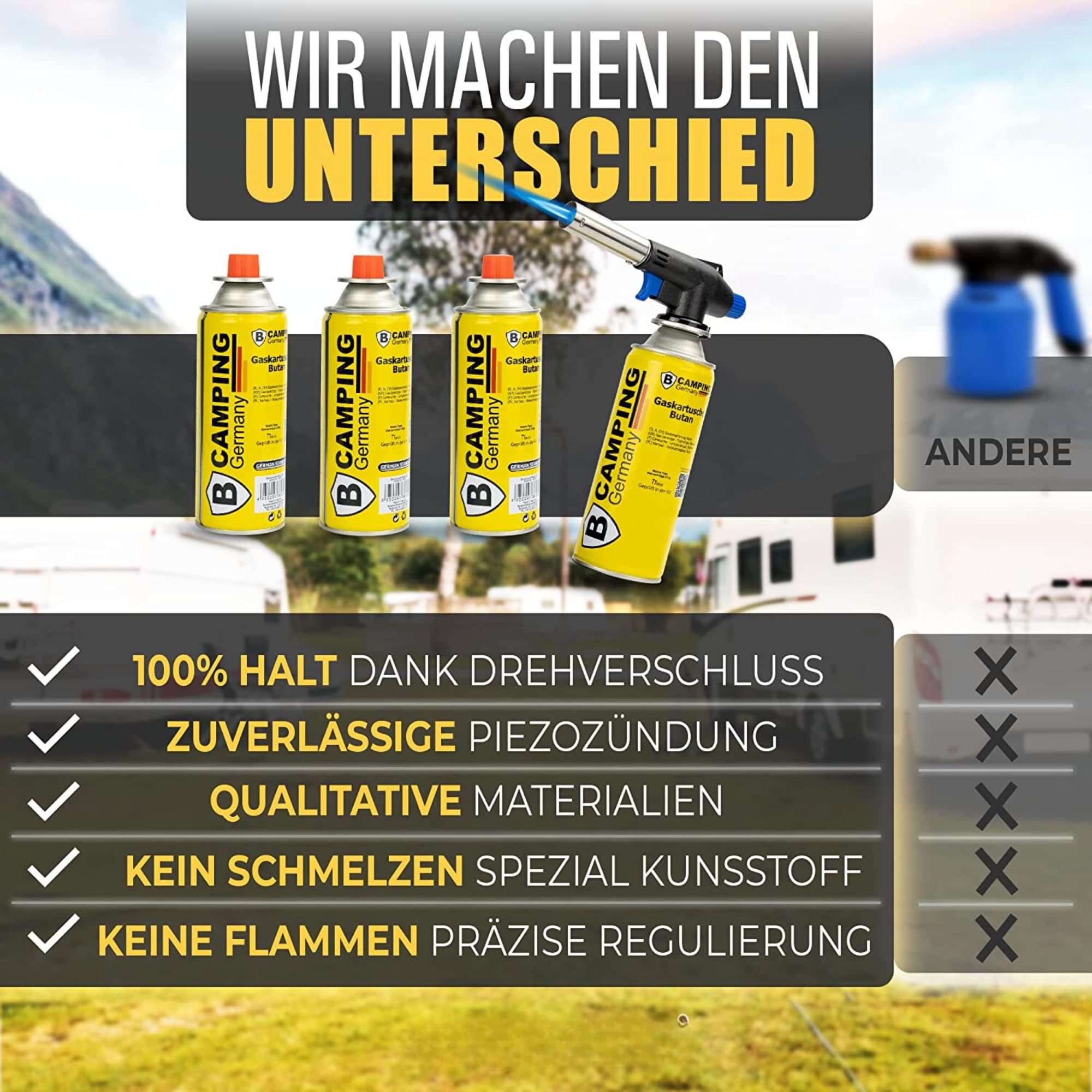 Gasbrenner Mit Kartusche - Schweißbrenner Bis 1300 Produktbild-Vorschau 5