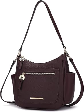 MKF Collection Crossbody Bag for Women,Vegan Leather Shoulder Bag Handbag Purse By Mia K
