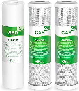 Compatible APEC 3-Stage Reverse Osmosis Water Filter Replacement Set, Essence & Ultimate Series Pre-Filter for ROES-50, ROES-75, ROES-PH75, RO-45, RO-90, RO-PH90, WFS-1000, RO-Hi, RO-PERM, RO-Pump