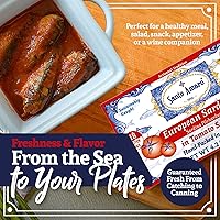 Vista 4 de Santo Amaro - Auténticas sardinas europeas en salsa de tomate de puré, sardinas enlatadas a mano en salsa de tomate de Portugal, sardinas