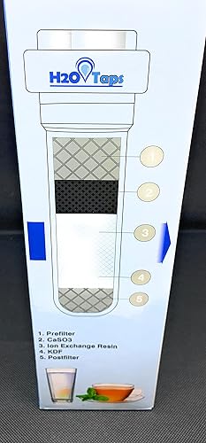 Miniatura 5 de H2O Taps - Cartucho para sistema de filtración debajo del fregadero - Vida útil de 6 meses..