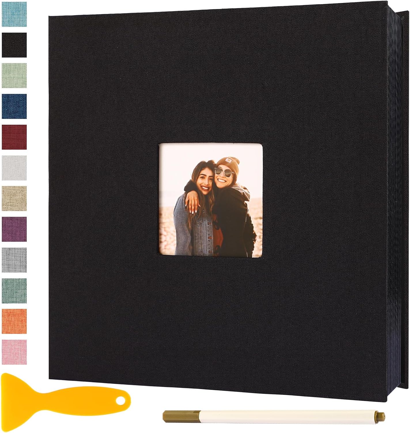 Self Adhesive Photo Album Black Pages Scrapbook