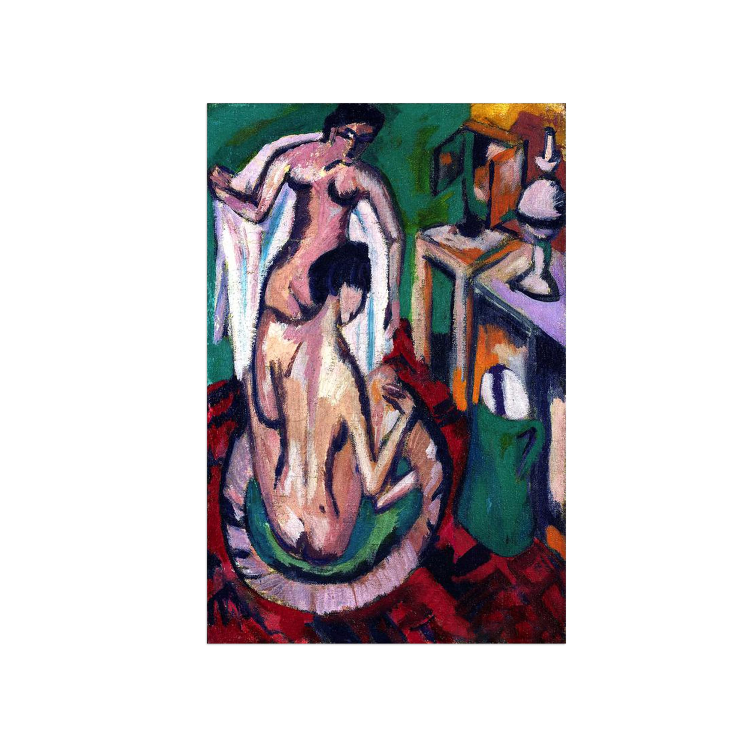 SDYSKKUG Famous Wall Art. Canvas Prints. Two Girls. 120x80cm Unframed