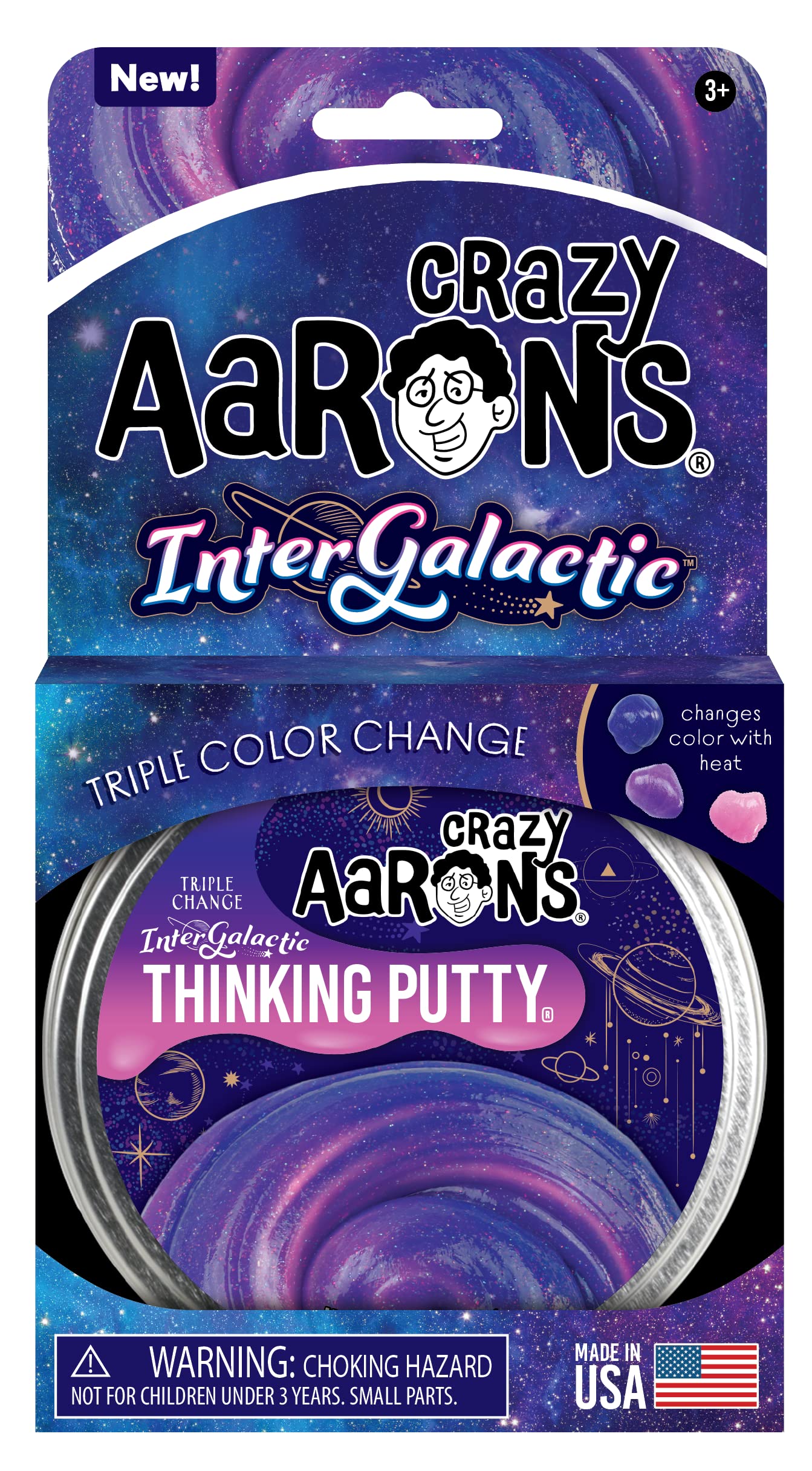 Buy Crazy Aaron's Thinking Putty Intergalactic Triple Color Changing