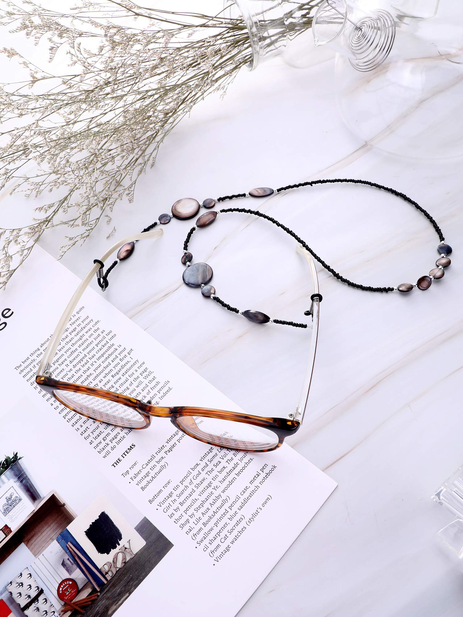 HJZHII Lot De 150 Extrémités De Chaîne De Lunettes En Métal