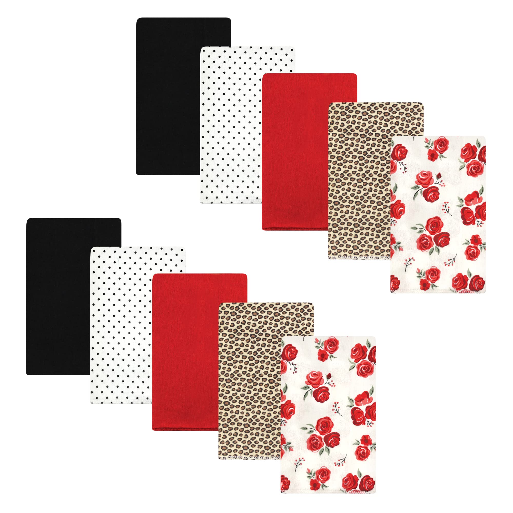 Langes bébé flanelle de coton Hudson Baby contre les régurgitations de bébé