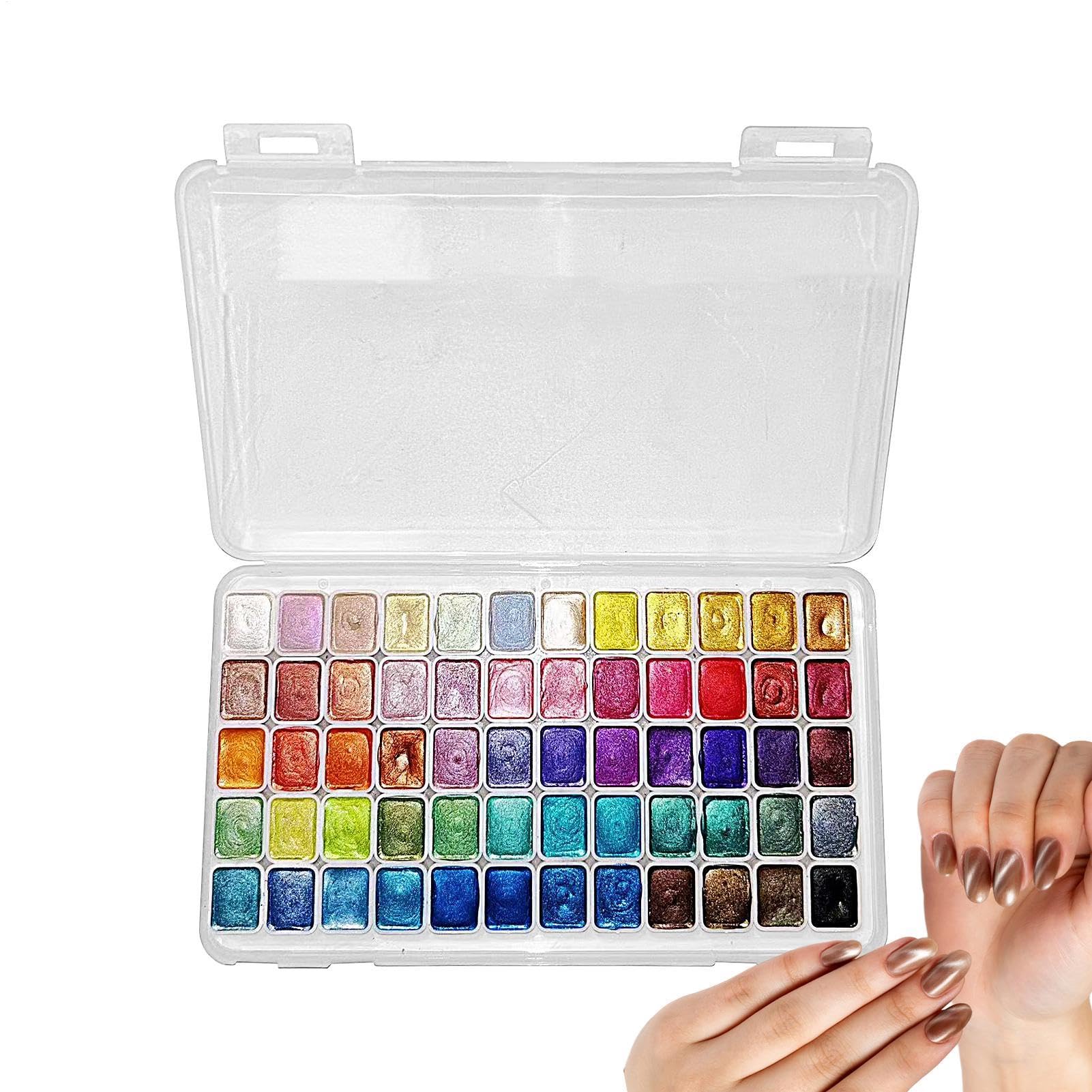 Ensemble de peinture 60 couleurs - Shimmer métallique et peinture nacrée