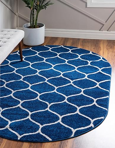 Miniatura 325 de Rugs.com Lattice Frieze Collection Alfombra – 4 x 6 pies, alfombra mediana negra perfecta para salas de estar, comedores grandes, planos abiertos