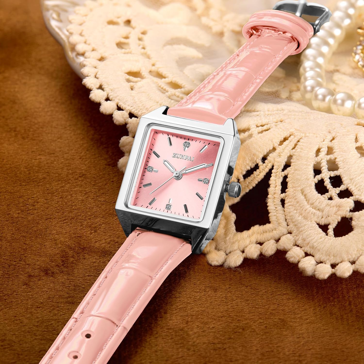 senstone Zunpai Women's Quartz Dress Watch Waterproof Casual Ladies Fashion Wristwatch for Women Quartz Analog Watches - Image 3