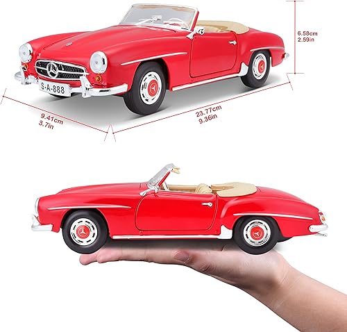 Miniatura 6 de Maisto 118 1955 Mercedes-Benz 190SL Vehículo fundido a troquel