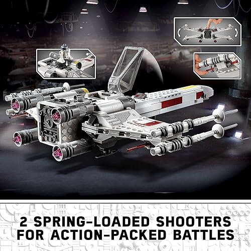 Miniatura 4 de Kit de piezas de construcción LEGO Star Wars, X-Wing Fighter de Luke Skywalker 75301 para niños (474 piezas)