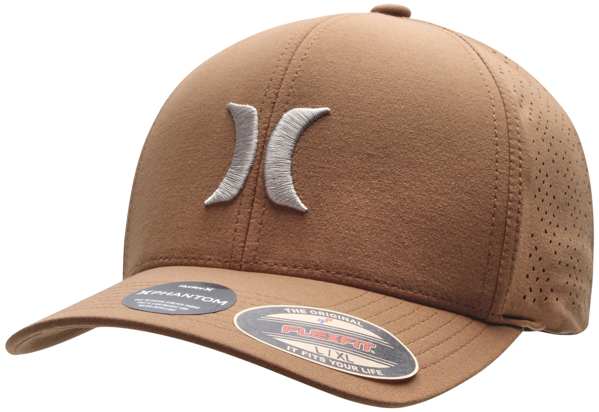 Hurley Men's El Dorado Caps - Flexfit And Quick-Dry Phantom Curved Baseball Caps For - Classic Trucker Hats (S-Xl), S-M