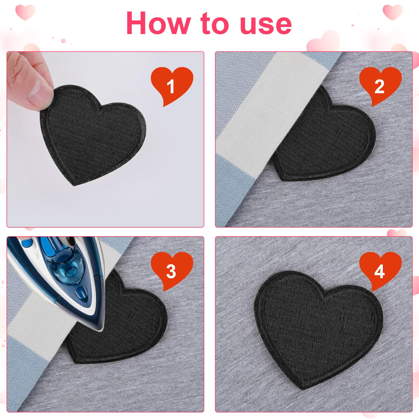 Thermocollant Enfant NINENINE Lot De 25 écussons Thermocollants à Repasser Pour Vêtements, Broderies, Vêtements Sac A Dos Licorne Fille