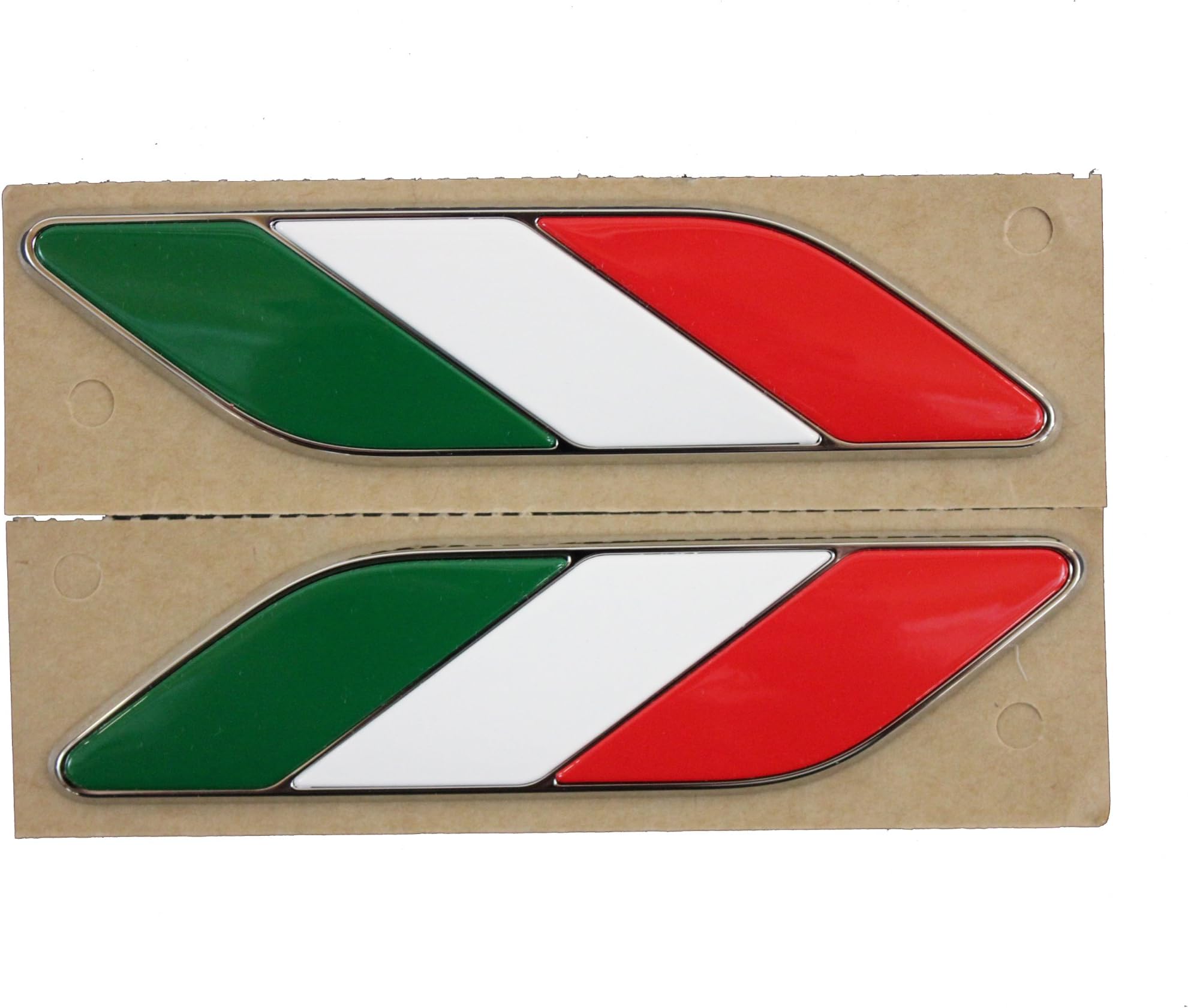 Fiat Genuine Accessories 82212811 Red/White/Green Fender Badge 500/500C